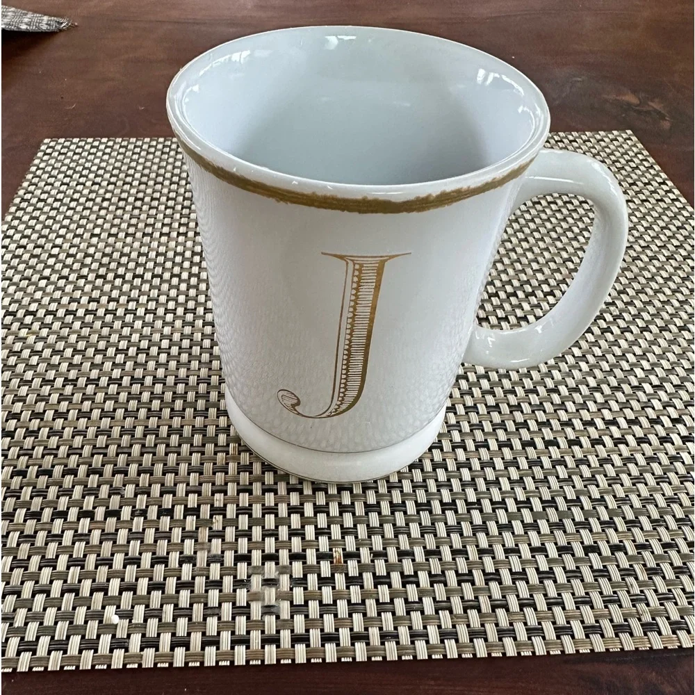 Williams Sonoma J Monogram Mug